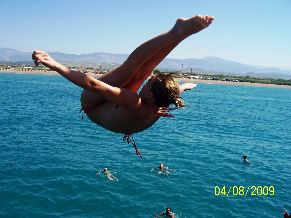 Salto ins Meer