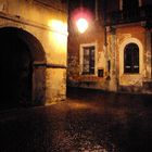 Saluzzo, angolo in via dei portici scuri