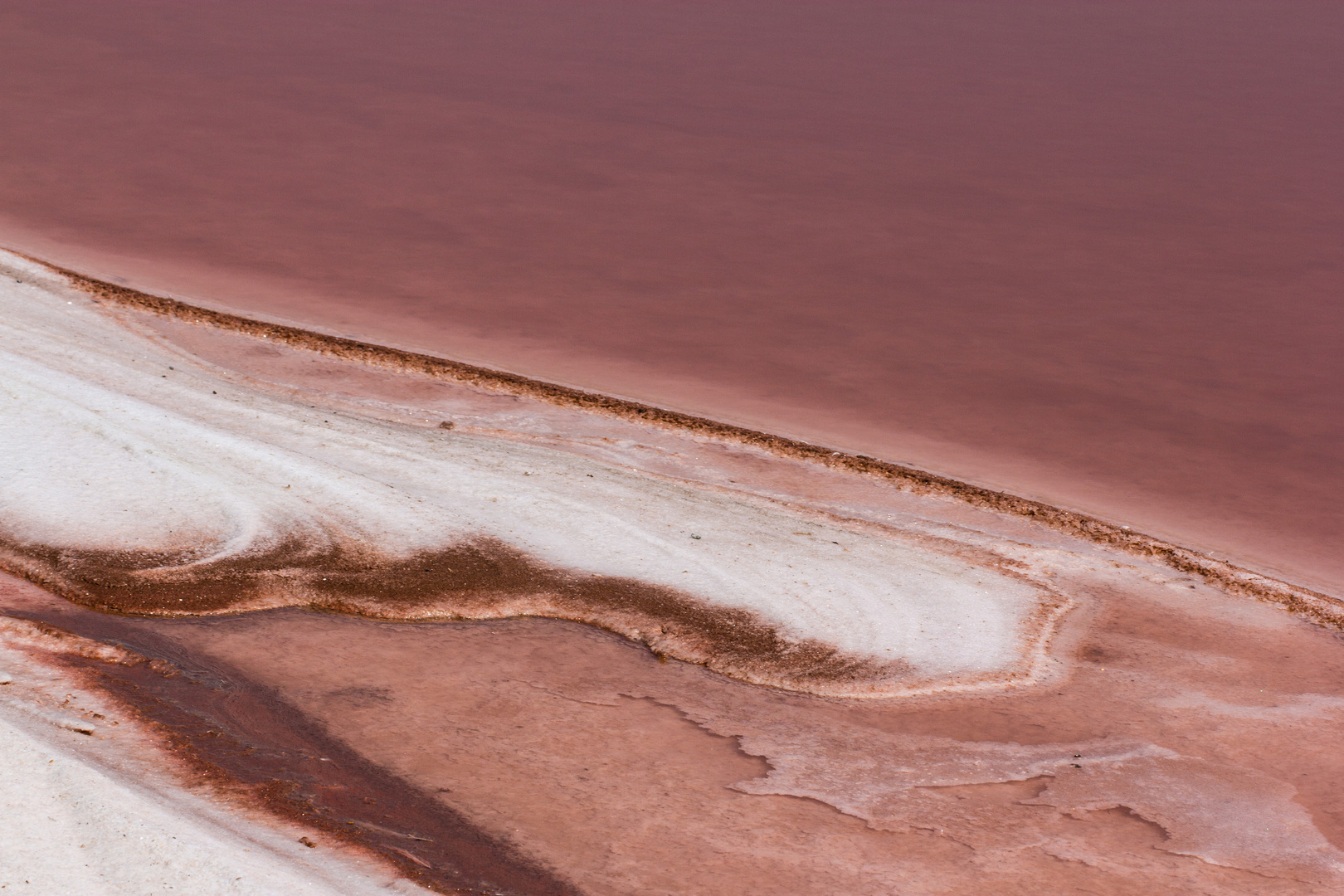 Salz in einer Saline