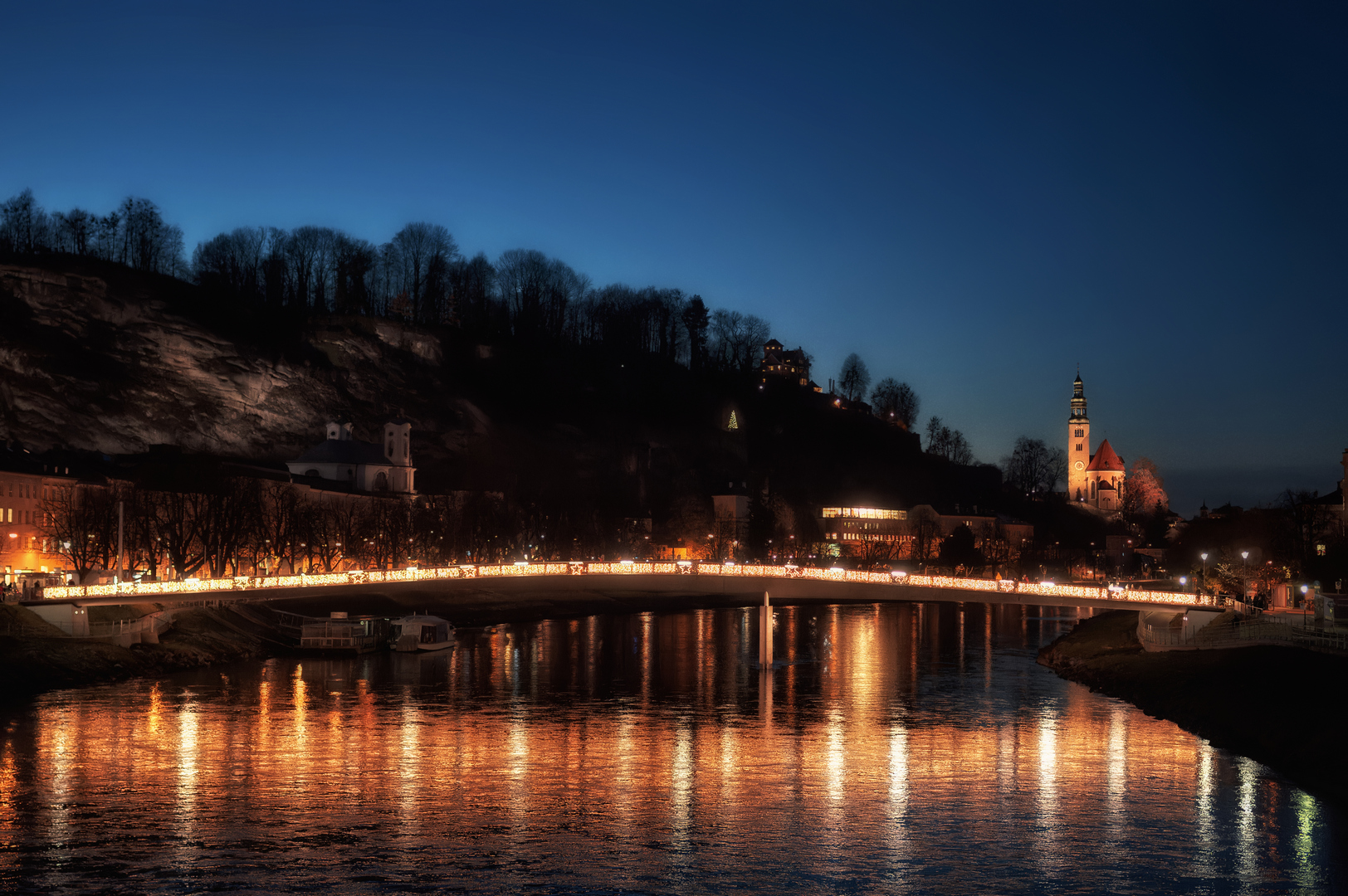 Salzach in Flammen