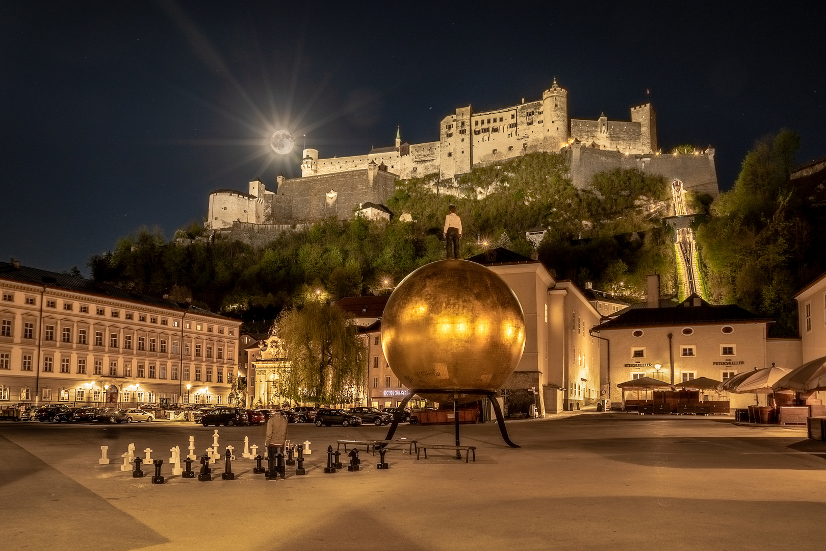 Salzburg Foto & Bild | architektur, architektur bei nacht ...