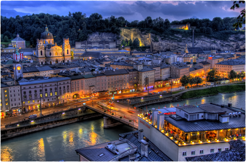 Salzburg am Abend