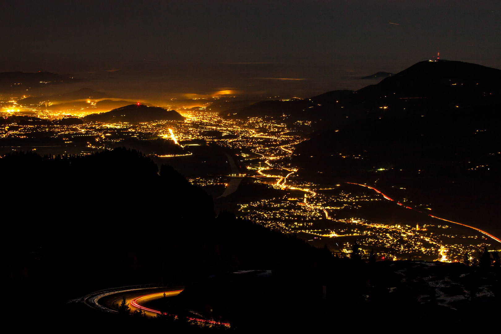 Salzburg bei Nacht