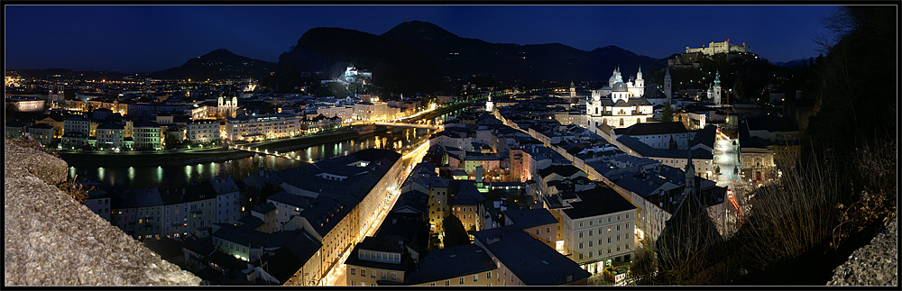 Salzburg bei Nacht