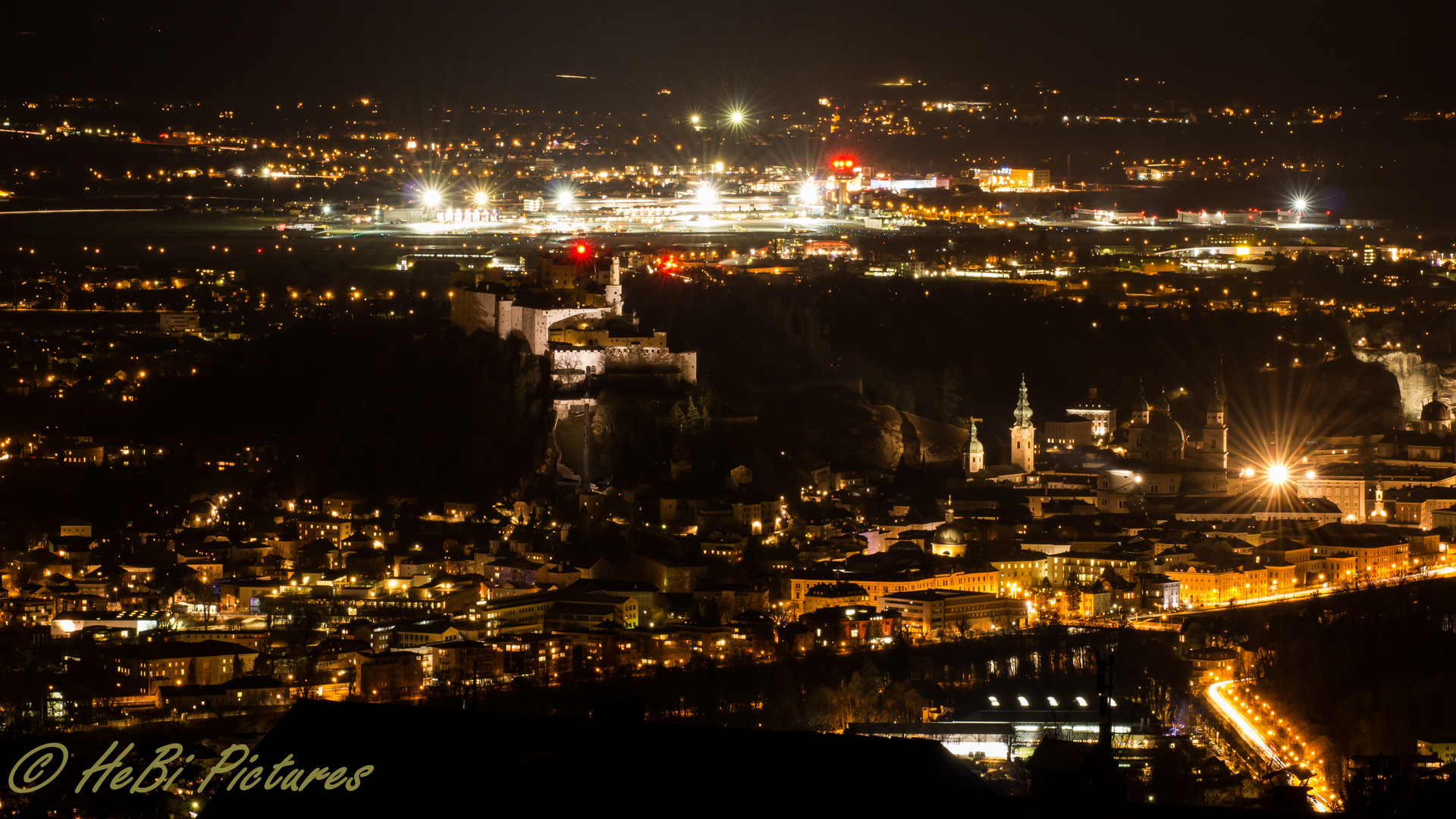 Salzburg bei Nacht