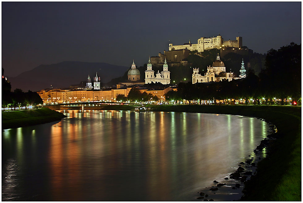 Salzburg bei Nacht