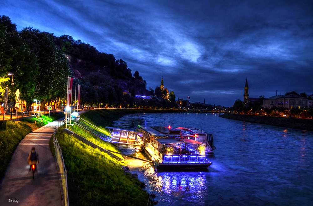 Salzburg bei Nacht ...