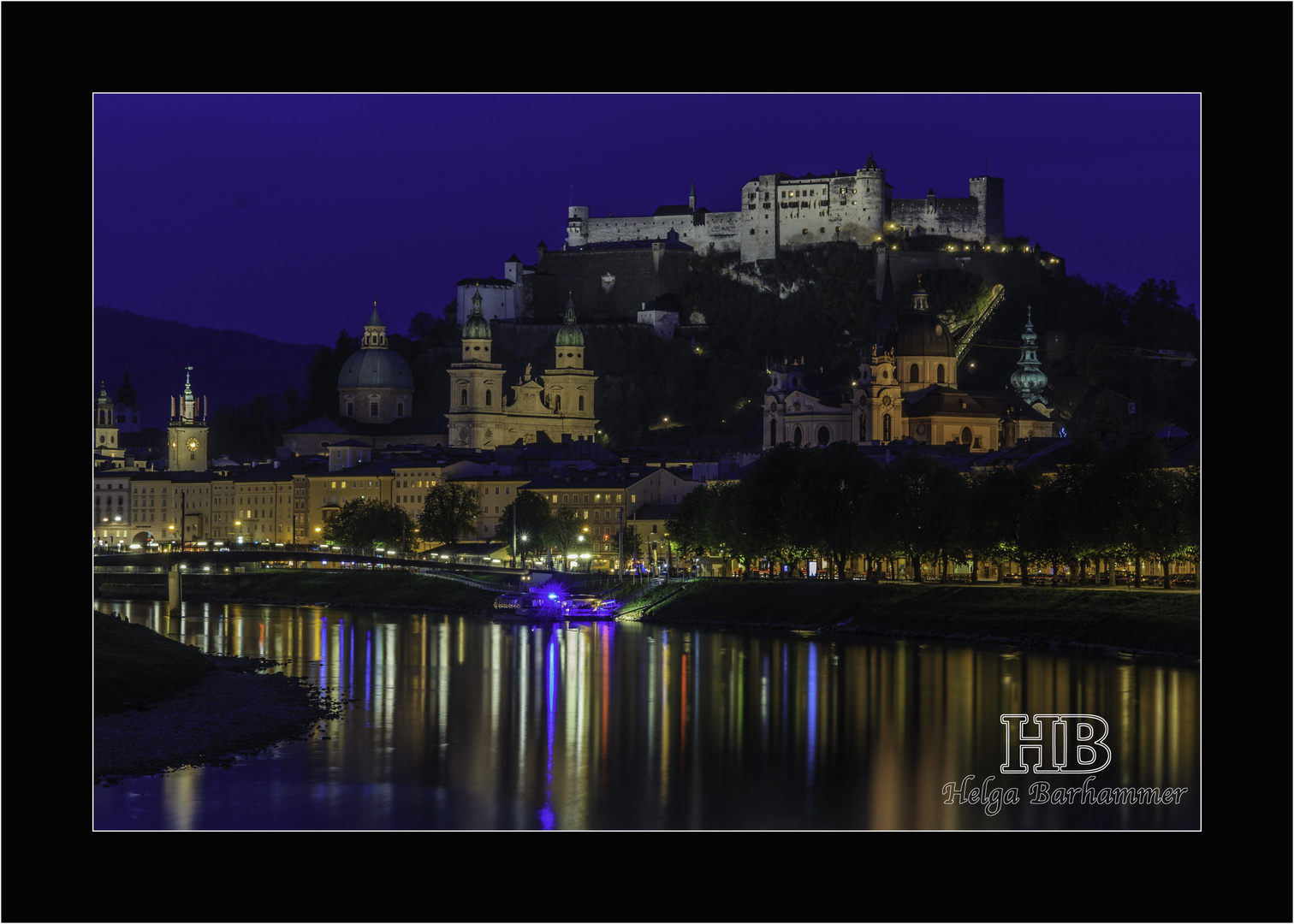 Salzburg bei Nacht