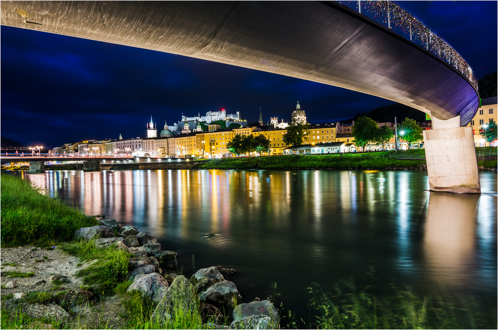 Salzburg bei Nacht