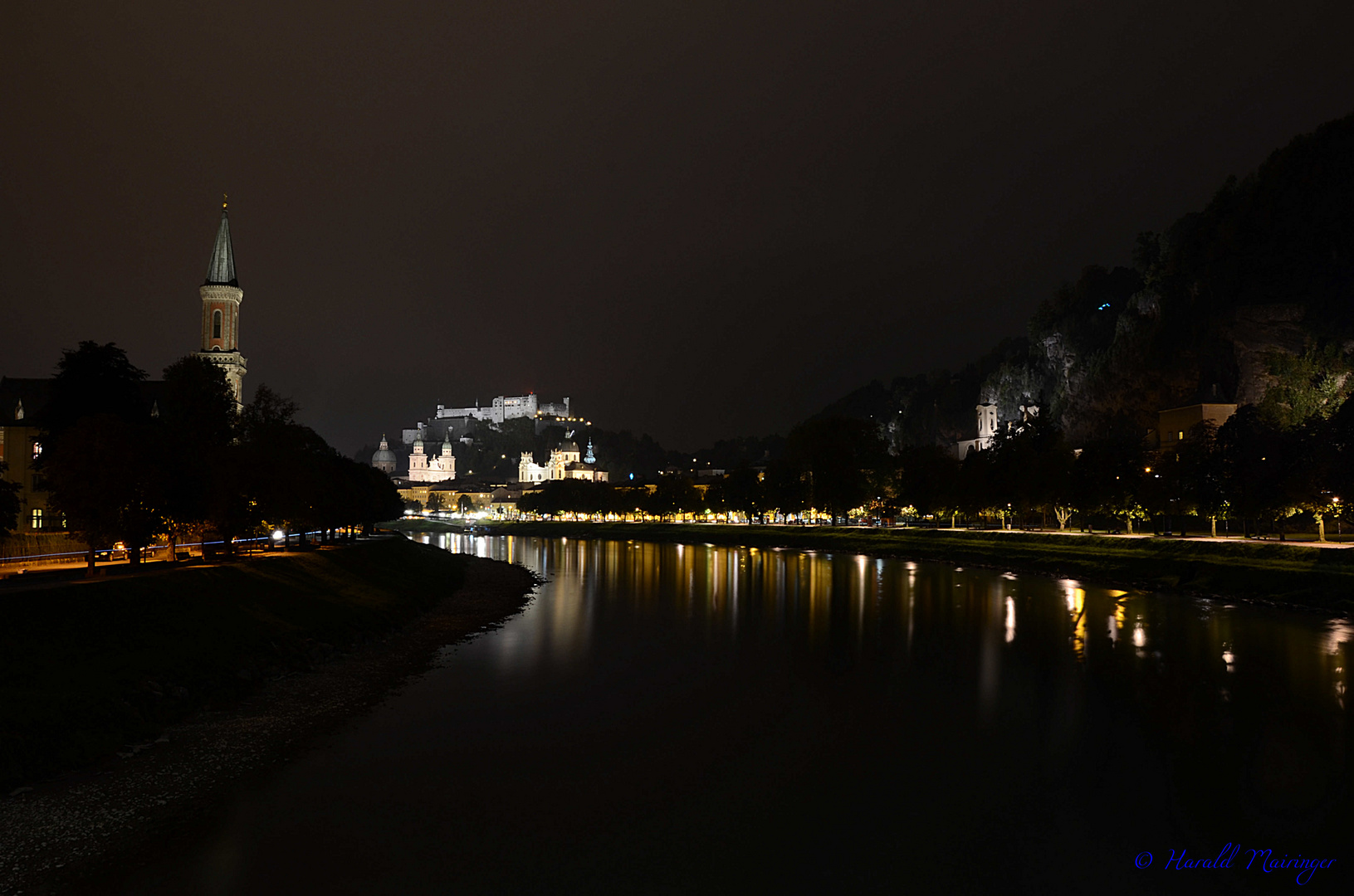 Salzburg bei Nacht