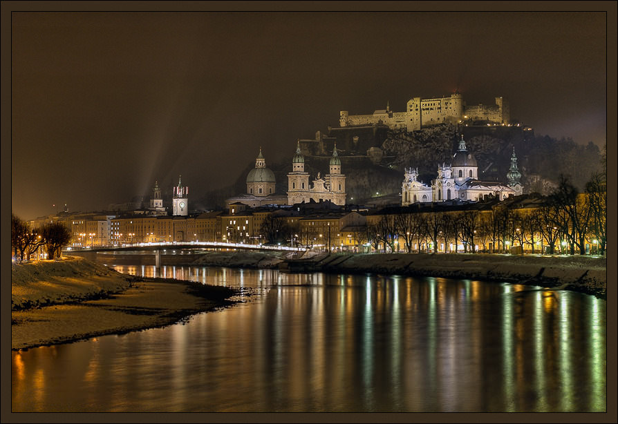 Salzburg bei Nacht