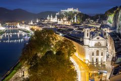 Salzburg bei Nacht