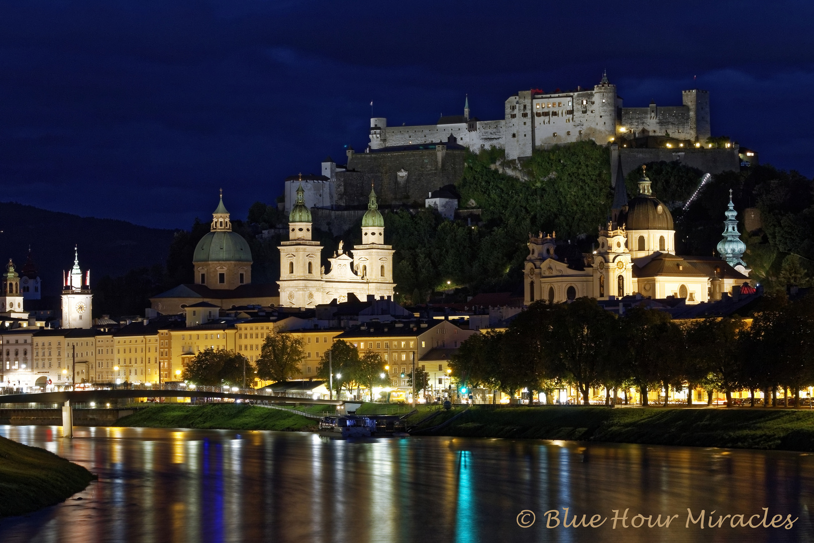 Salzburg bei Nacht