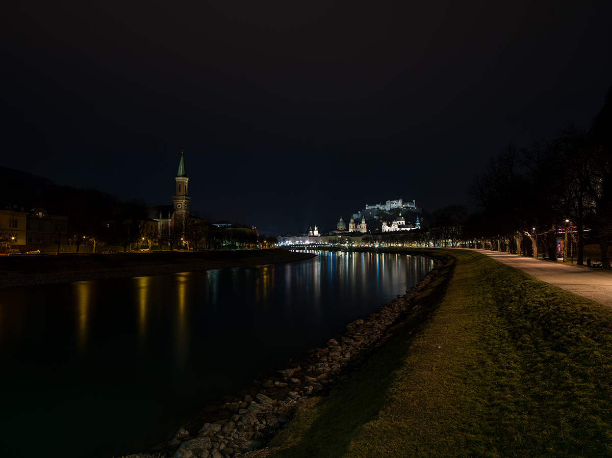 Salzburg bei Nacht