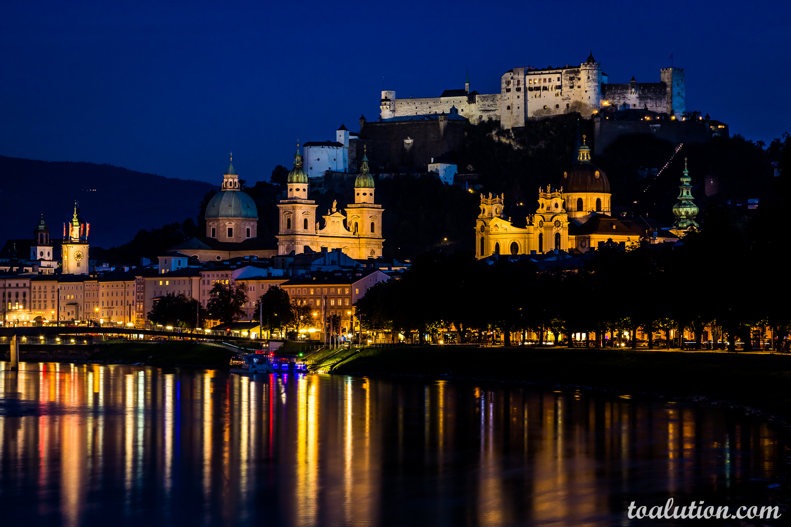 Salzburg bei Nacht