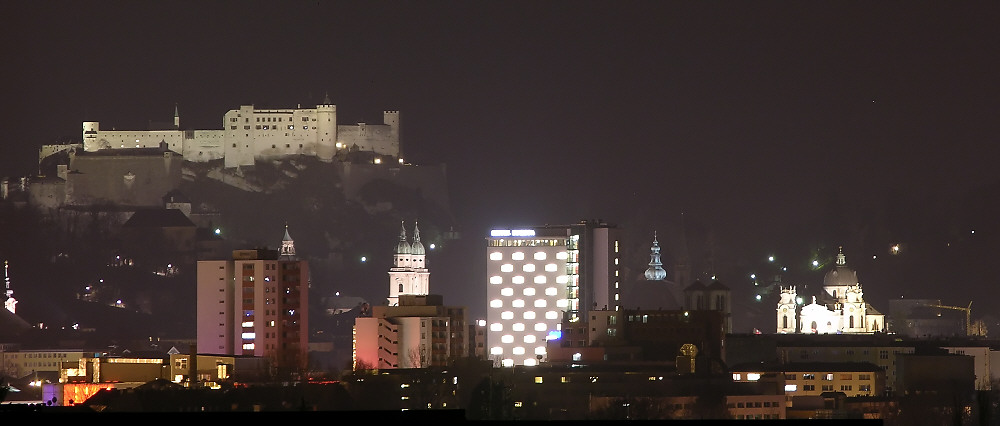 Salzburg bei Nacht