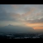 Salzburg bei Sonnenuntergang