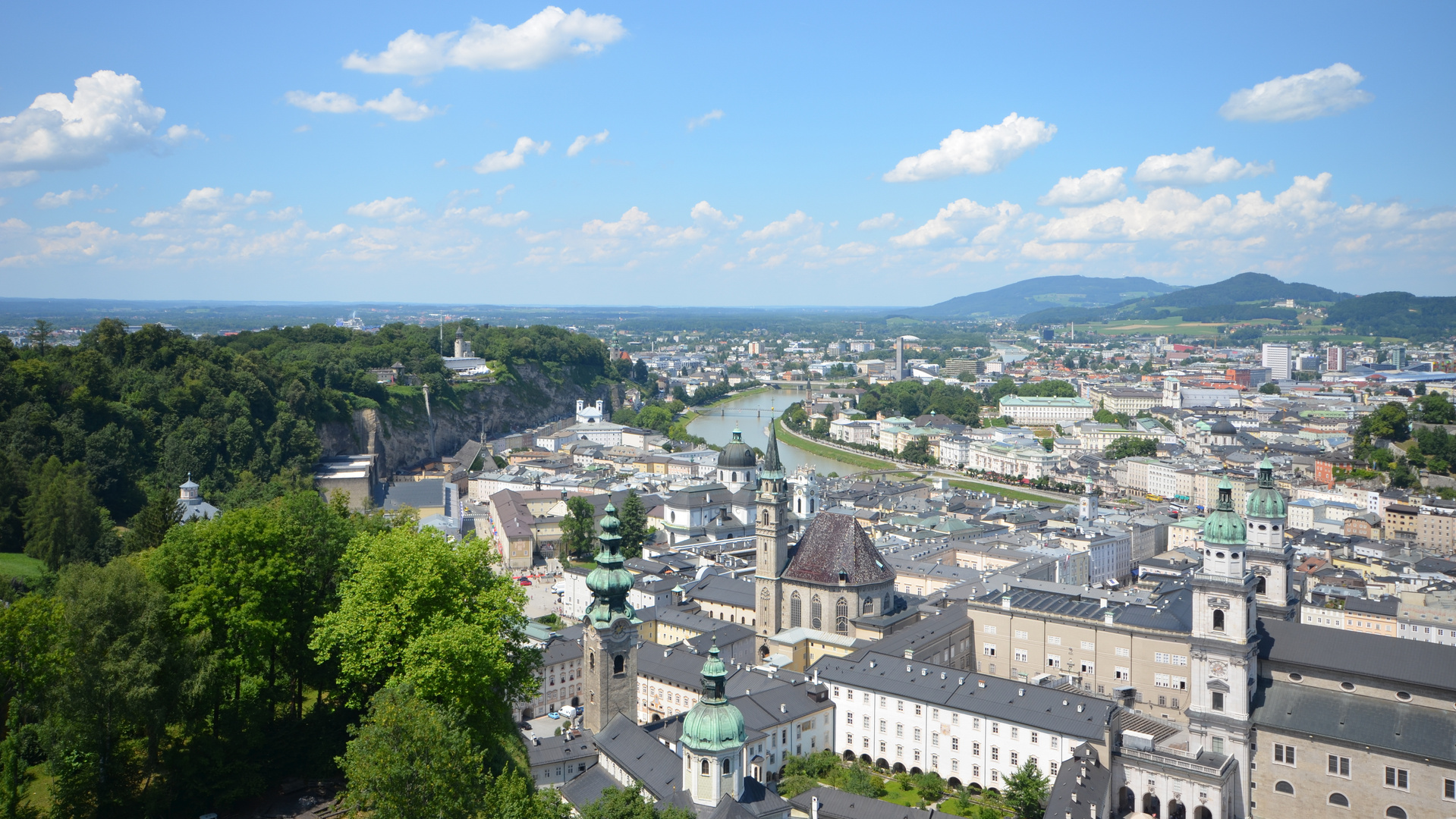 Salzburg: Blick auf die Altstadt 