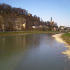 Salzburg, Blick auf die Salzach