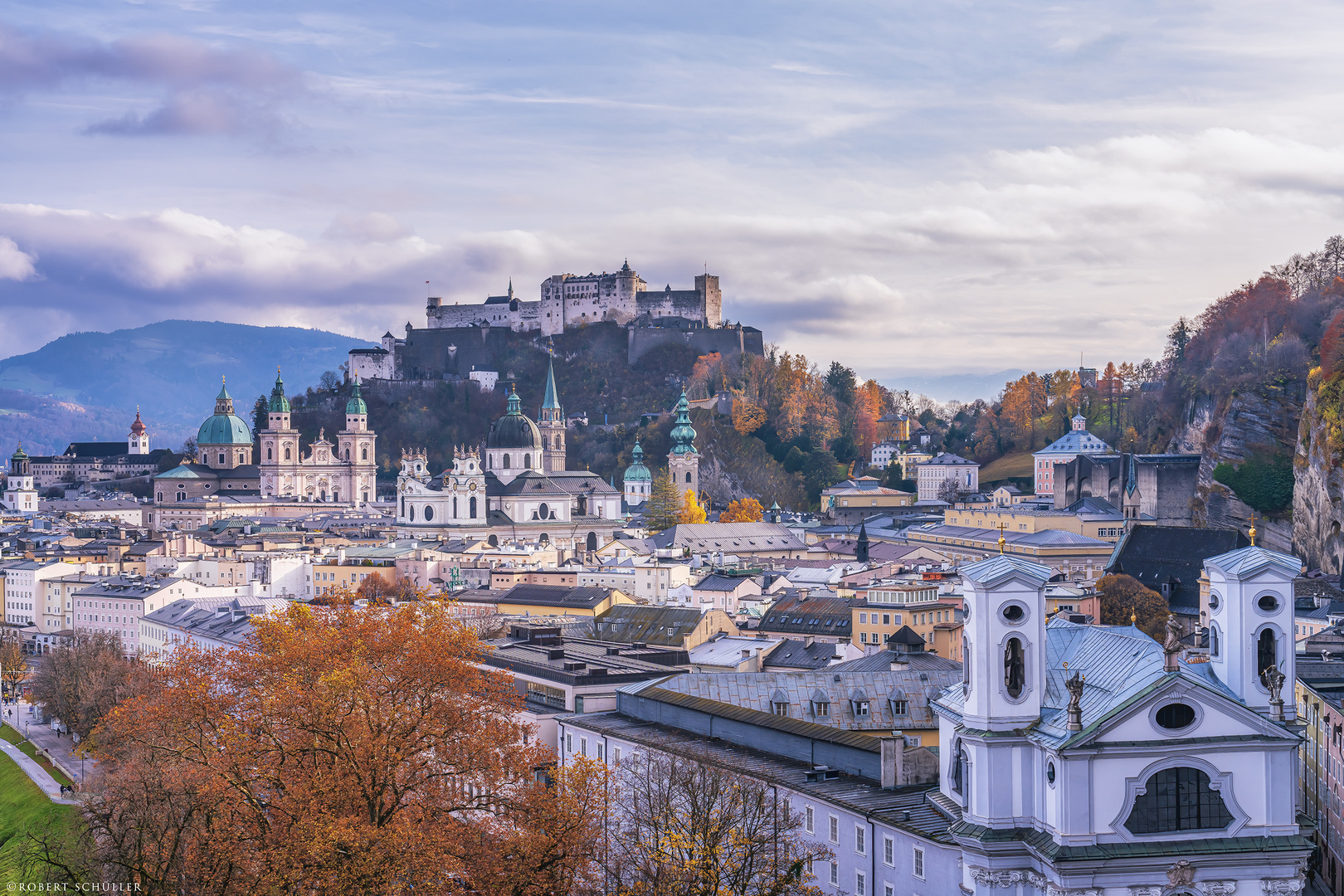  Salzburg: Blick vom Mönchsberg