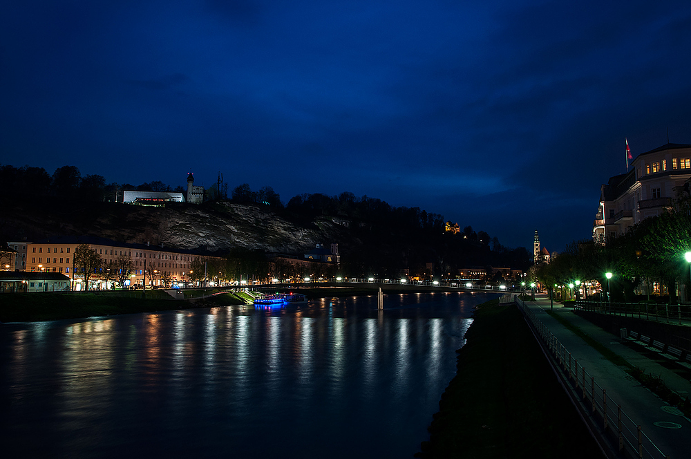 Salzburg - Blick zum Mönchsberg