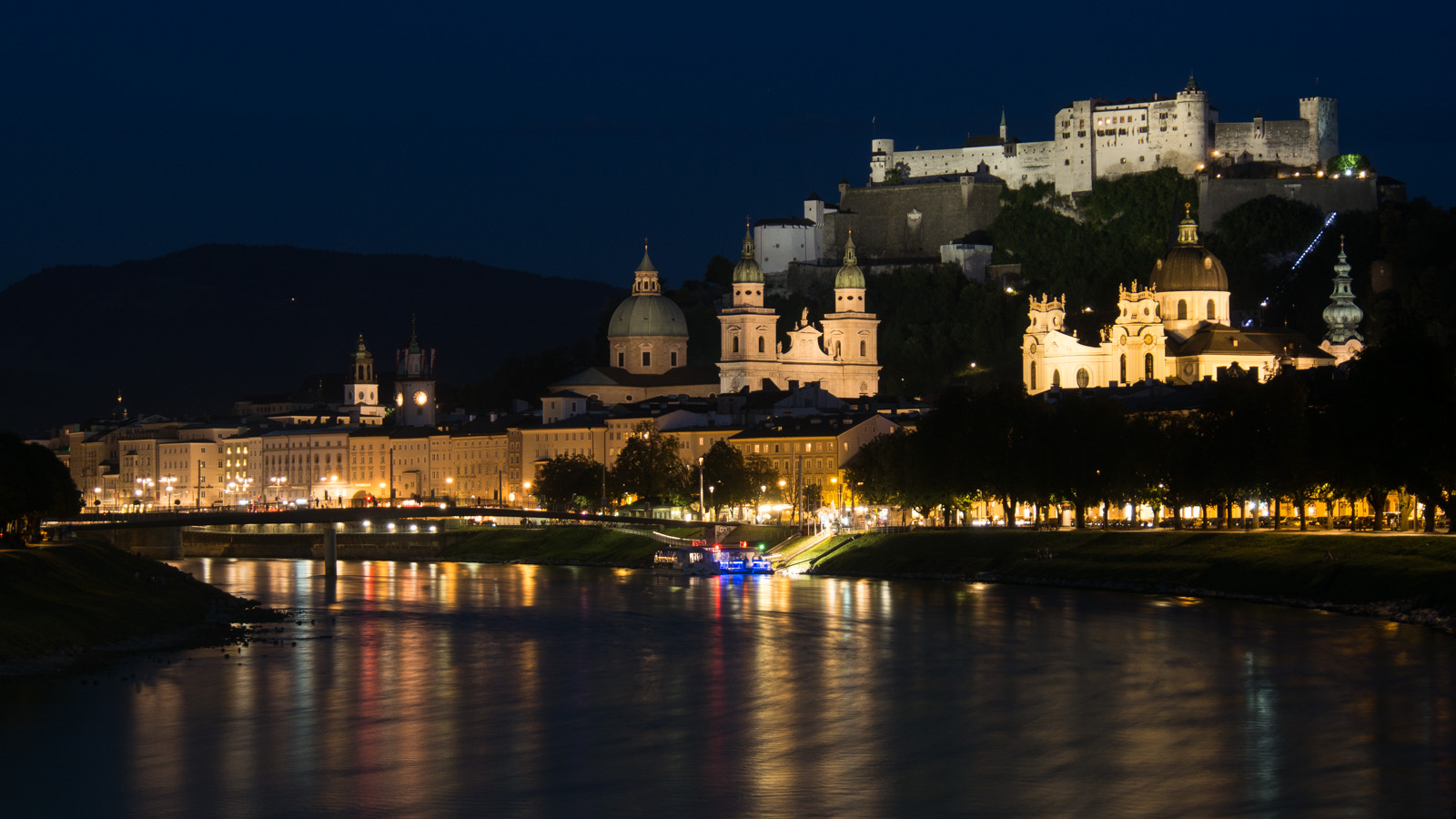 Salzburg by night