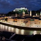 Salzburg, Festung Hohensalzburg und Salzach