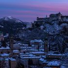 Salzburg im Abendrot