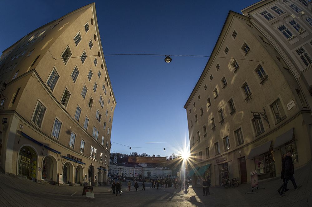 Salzburg im Gegenlicht