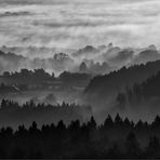 Salzburg im Nebel