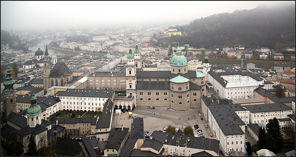 Salzburg im Novembergrau