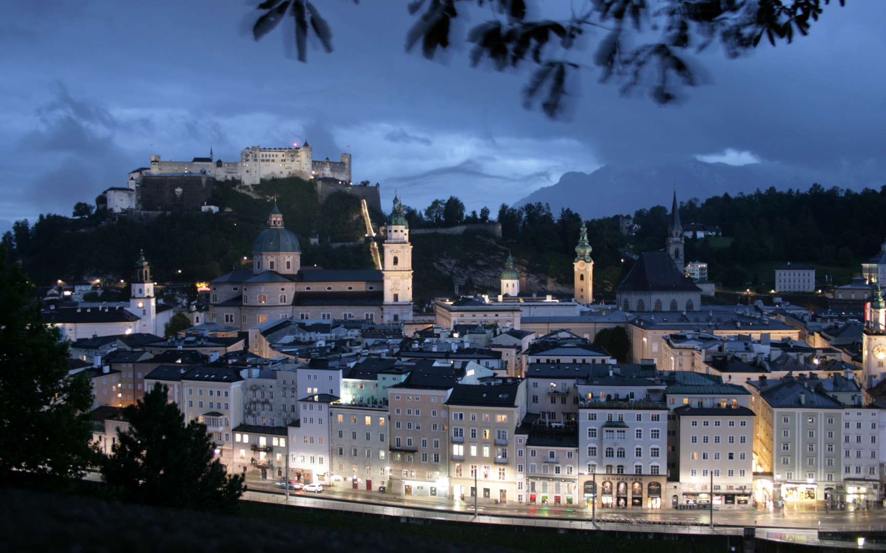 Salzburg im Regen