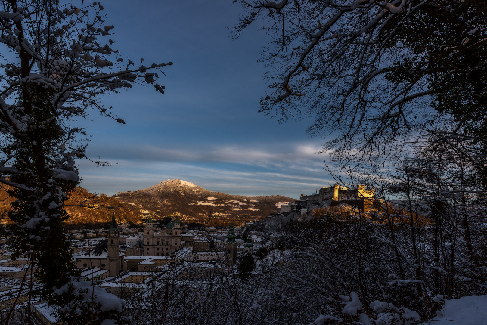 Salzburg im Winter