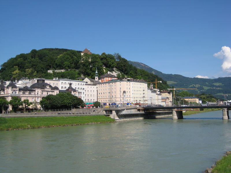 Salzburg: Kapuzinerberg, Kapuzinerkloster - Staatsbrücke