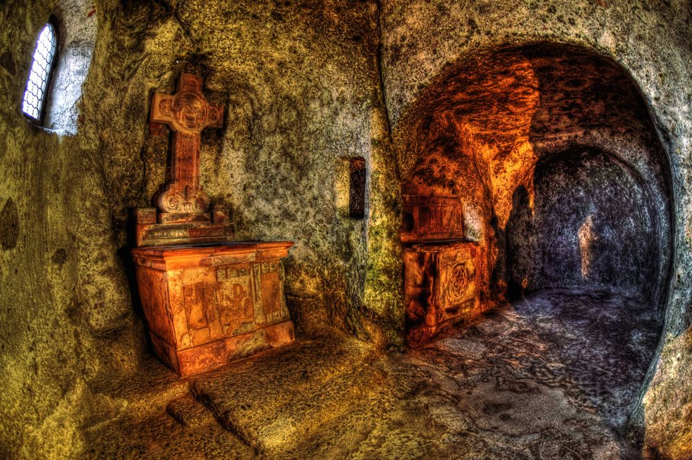 Salzburg Katakomben am Petersfriedhof