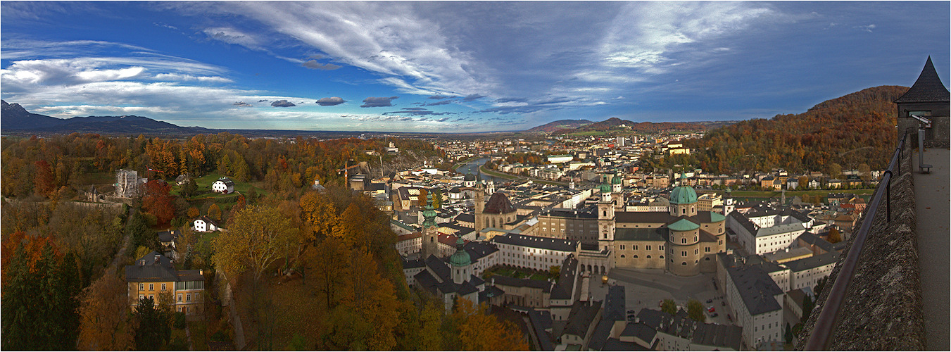 Salzburg lag zu meinen Füßen ...