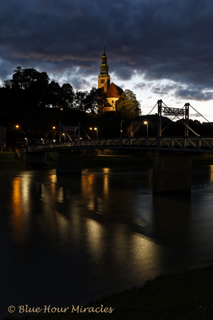 Salzburg - Müllner Kirche und Müllner Steg