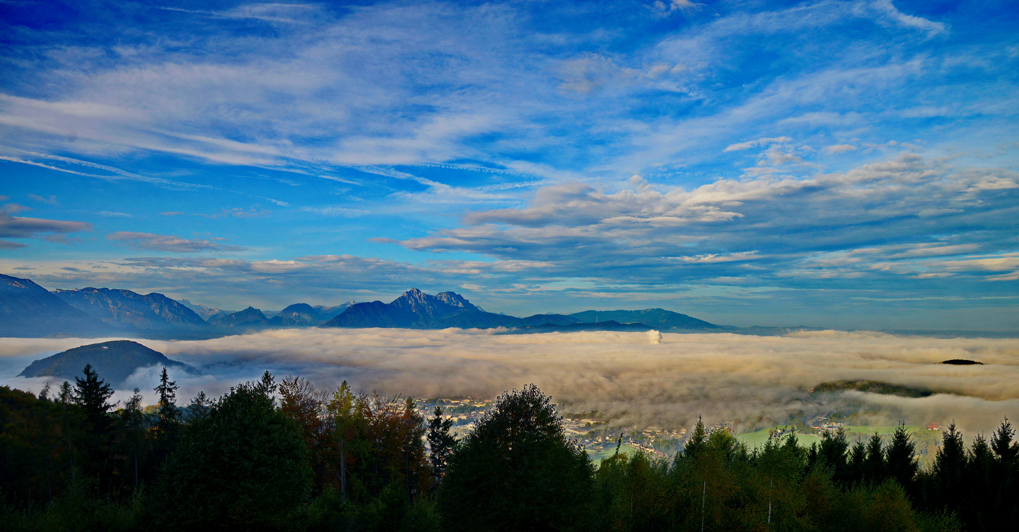 Salzburg Oktobernebel