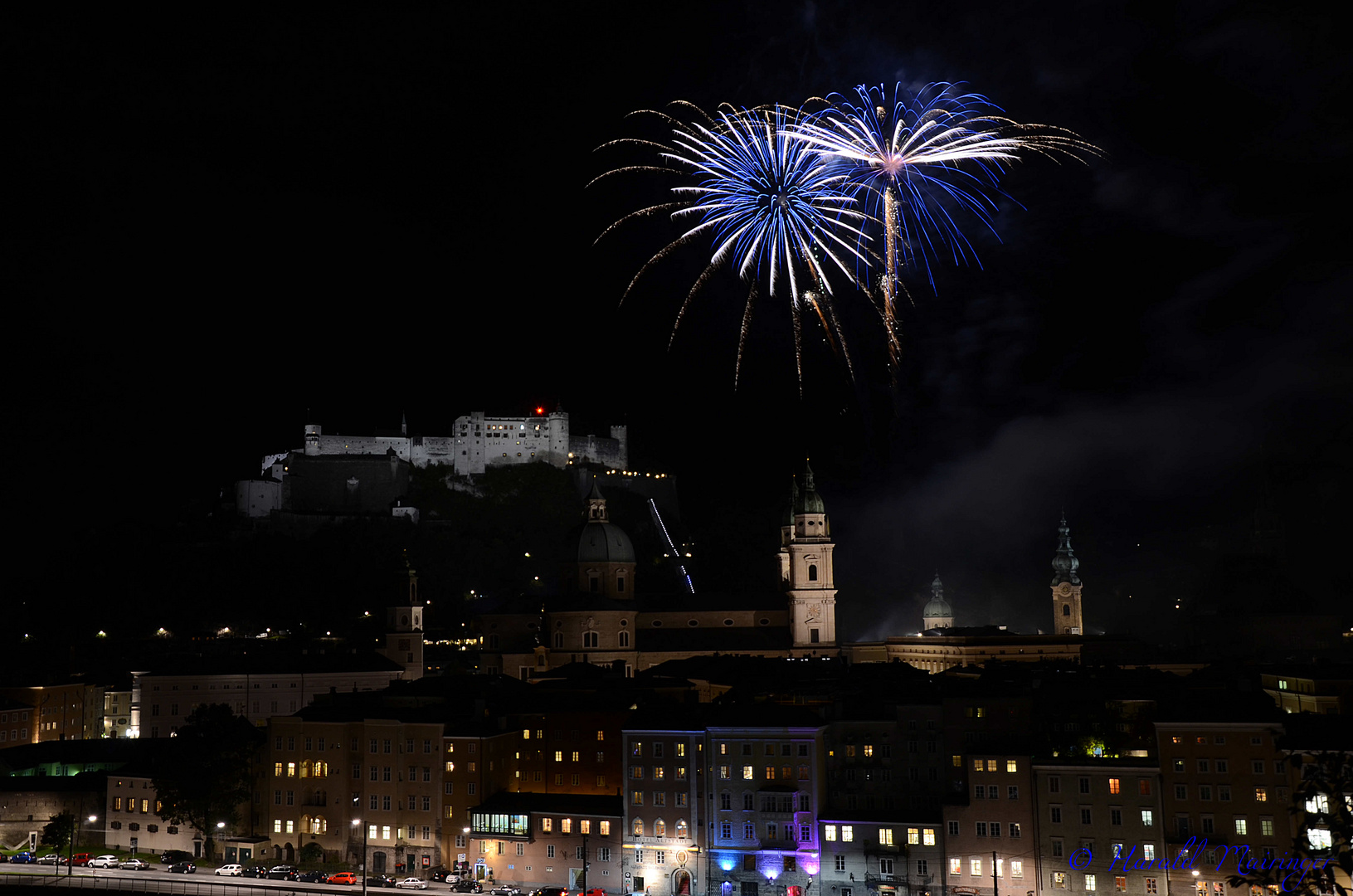 Salzburg Ruperti Kirtag Abschlussfeuerwerk 2014