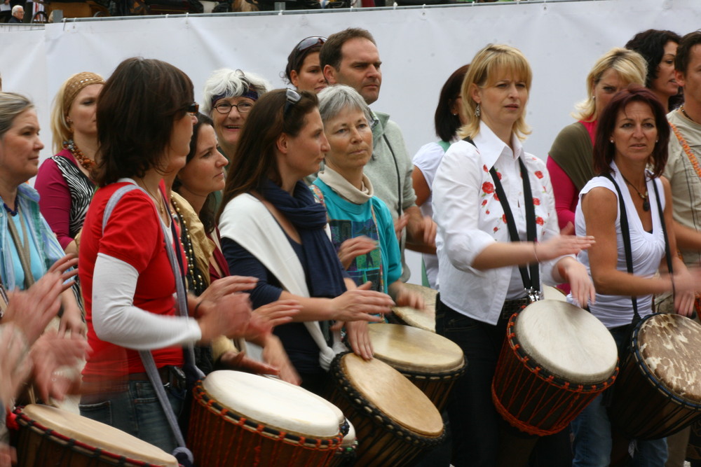 Salzburg Strassen - Trommelgruppe