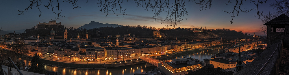 Salzburg vom Kapuzinerberg aus gesehen