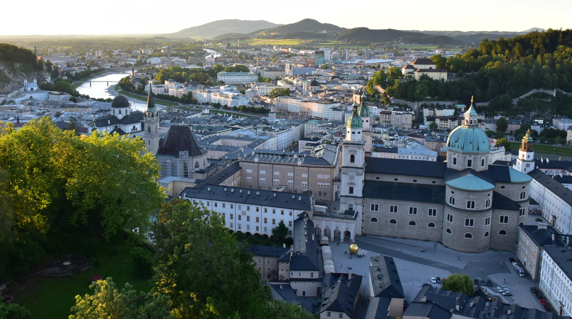 Salzburg von oben