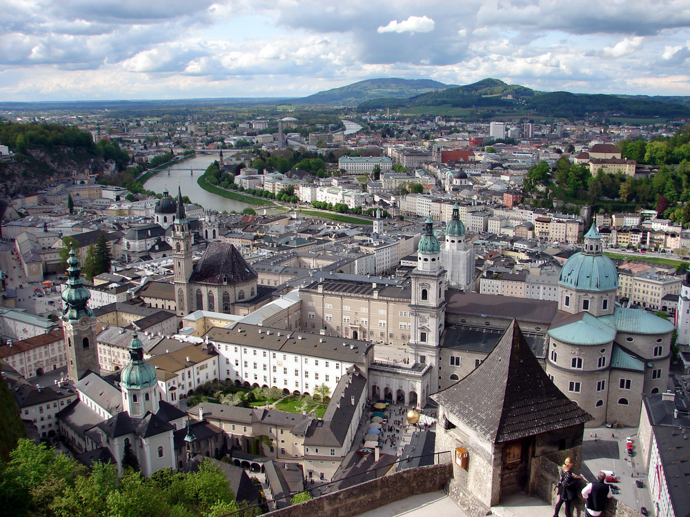 Salzburg von oben