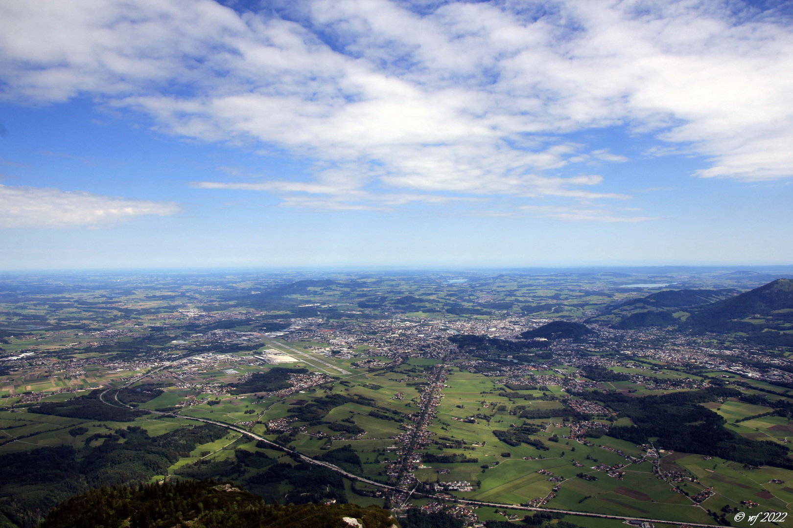 Salzburg von oben