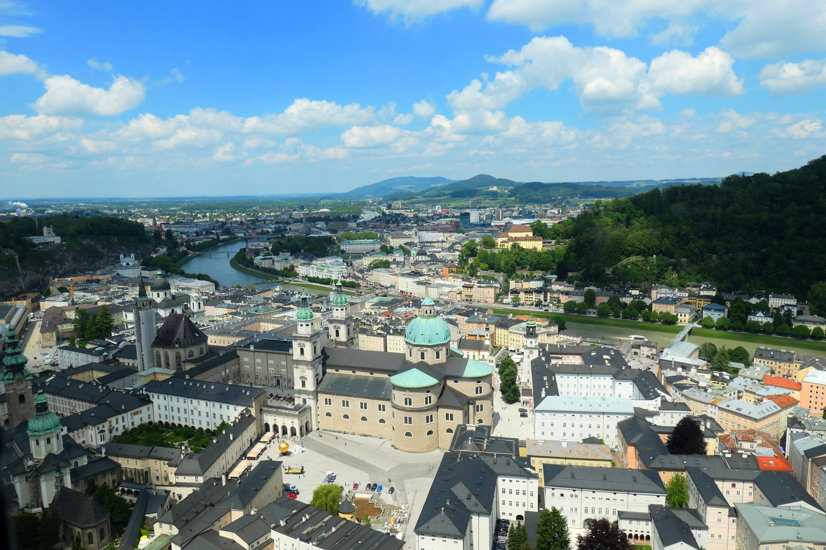 Salzburg von oben