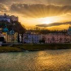 Salzburg zur goldenen Stunde