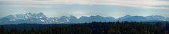 Salzburger Alpen von Burghausen