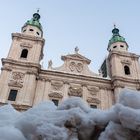 Salzburger Dom im Schnee