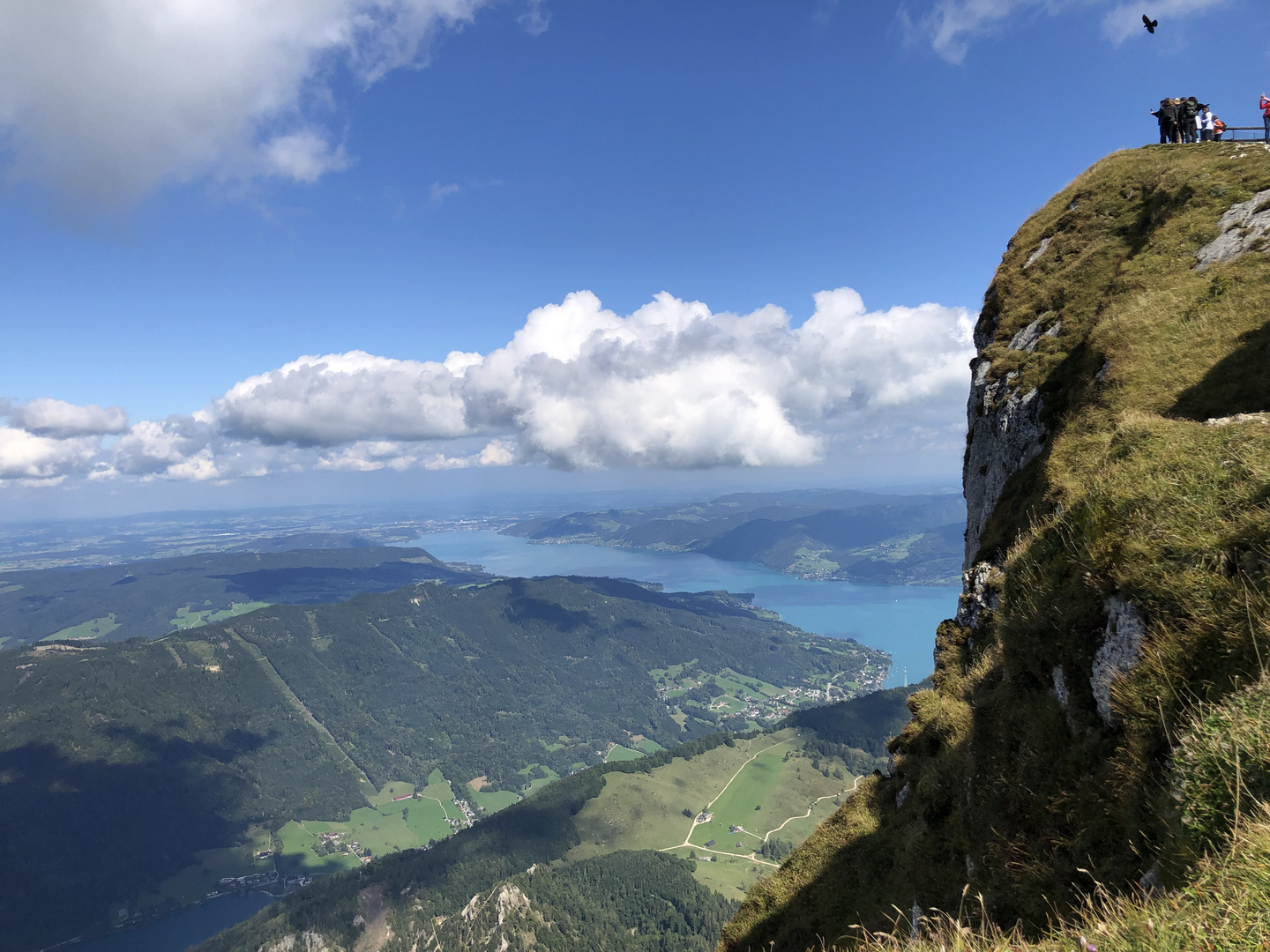 Salzburger Land - Blick auf den Attersee