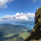 Salzburger Land - Blick auf den Attersee